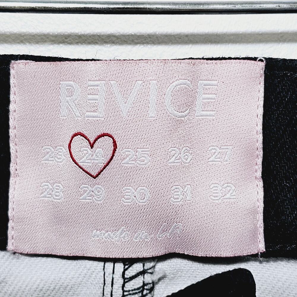 Black & White Patchwork Straight-Leg Jeans - image 4